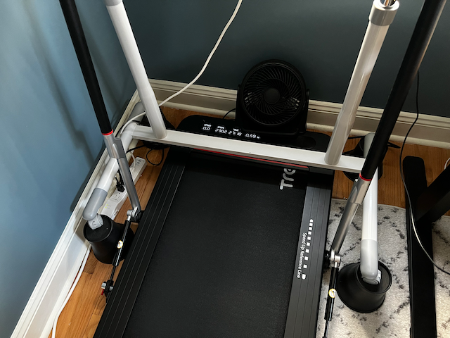 Treadmill and cooling fan